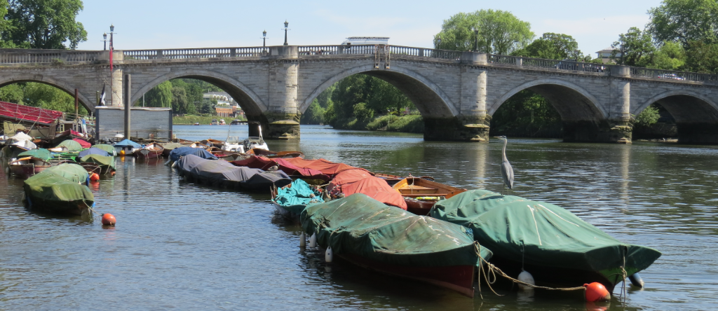 A stone bridge in Richmond, spanning the river
